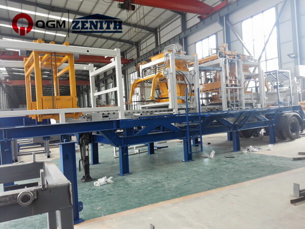 QGM NOU ZN900C Mașină mobilă de fabricat cărămizi în Nanjing, China