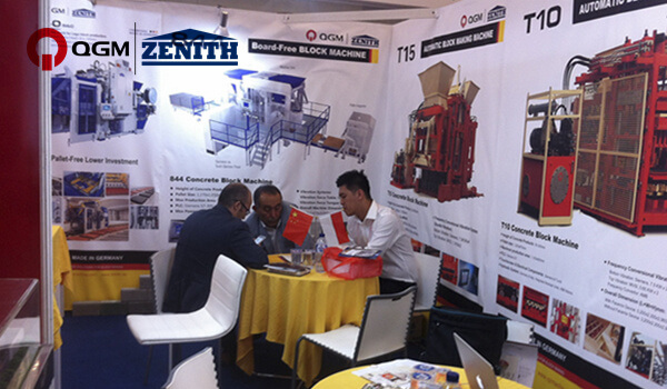 QGM ZENITH Block Machine la cea de-a 14-a expoziție internațională de materiale de construcții din Indonezia