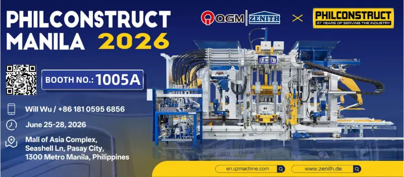 Quangong Machinery Co., Ltd. va expune în curând la Expoziția de construcții din Filipine pentru a explora noi oportunități pe piața materialelor de construcție din Asia de Sud-Est.